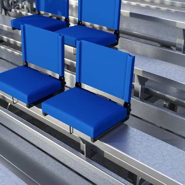 500 lb. Rated Stadium Chair, Blue, PK2, Flash Furniture, Mfr#: 2-XU-STA-BL-GG